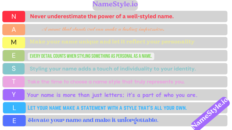 Name Style
